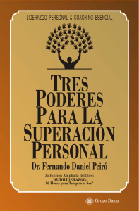 TRES PODERES PARA LA SUPERACION PERSONAL FERNANDO PEIRO 1