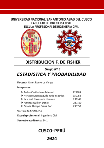 Distribucion F de Fisher