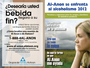 Al-Anon: Apoyo para familiares de alcohólicos