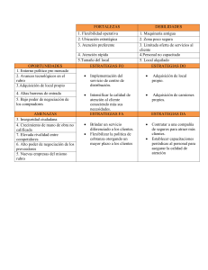 Análisis FODA: Estrategias y Stakeholders