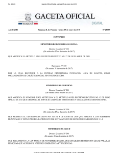 Decreto Ejecutivo 346  26 Diciembre 2017