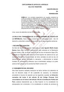 Casación por Reivindicación: Análisis Legal en Perú