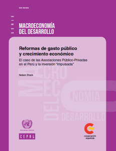 Reformas de gasto público y crecimiento económico el caso de las Asociaciones Público-Privadas en el Perú y la inversión “impulsada”