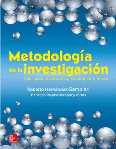 Hernández- Metodología de la investigación - las rutas cuantitativas, cualitativas y mixtas