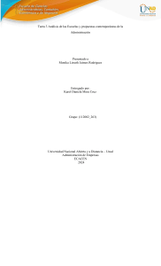 Administración: Análisis de Escuelas y Propuestas Contemporáneas