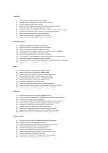 Plan de Gobierno: Seguridad, Economía, Salud y Más