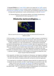 Huracán Rafael (2024): Formación, Trayectoria e Impacto