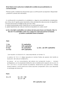 Estructuras Multiplicativas: Métodos No Convencionales