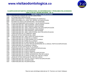 CIE 10 ODONTOLOGIA