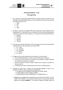 Taller de Modulación M-PSK: Comunicaciones II