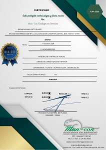 CERTIFICADOS FUMIGACION