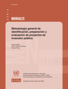 Metodología general de Evaluacion proyectos CEPAL