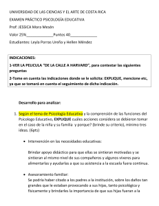 Examen Psicología Educativa: De la Calle a Harvard