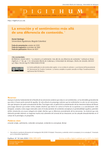 Emoción y sentimiento: Más allá de la diferencia de contenido