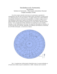 Astronomía para principiantes: constelaciones y mapas estelares