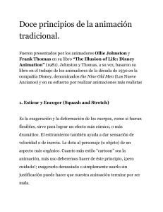 Doce principios de la animación tradicional