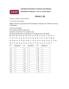 Tarea de Estadística: Análisis de Datos de Estudiantes