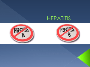 Hepatitis: Infecciones Virales, Diagnóstico y Tratamiento