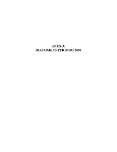 Programa de Seguimiento Ambiental en el Salar de Surire - Año 2001 - Anexo-Diatomeas 1