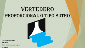 Vertedero Proporcional Sutro: Diseño Hidráulico