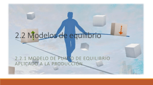 Punto de Equilibrio: Modelos de Producción y Cálculo