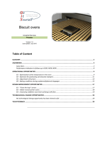 Biscuit Oven Optimization: Industrial Services Process Guide