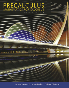 precalculus-mathematics for calculus-j. stewart l. redlin and s. watson-cengage learning 7th edition 2015