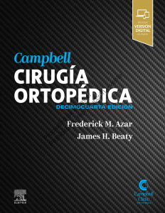 Campbell Cirugía Ortopédica: 14ª Edición