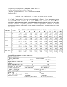 Estudio de Caso: Regulación de Corta Forestal