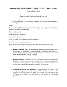 Plan de Formación, Desarrollo, Evaluación y Compensación