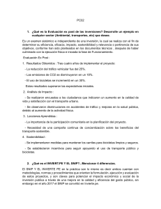 Examen: Evaluación de Inversiones, INVIERTE.PE y Diagnóstico de Brechas