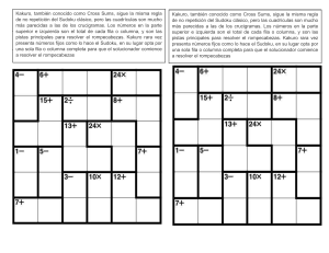 Kakuro Puzzle: Cross Sums Logic Game