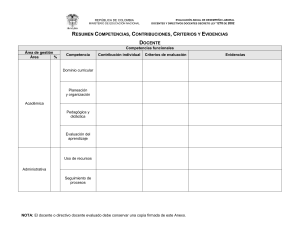 ANEXO 5 -competencias criterios evidencias