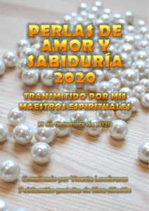 Perlas de Amor y Sabiduria 2020