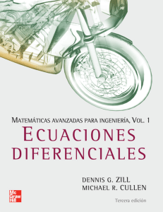 Libro Ecuaciones Diferenciales - Dennis G. Zill