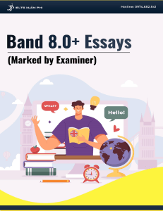 Band 8.0+ Essays (Marked by Examiner)