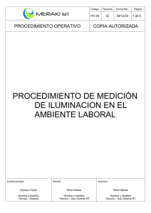 PO 04. Procedimiento medición de iluminación en el ambiente laboral rev. 2