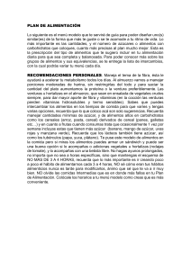 Plan de Alimentación: Guía para una Dieta Saludable