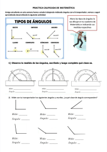 TIPOS DE ANGULOS