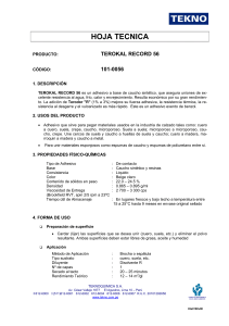 Ficha técnica de terokal-record-56