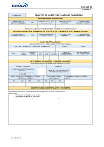 RGSS-IND-31 REPORTE DE INCIDENTES DE SEGURIDAD