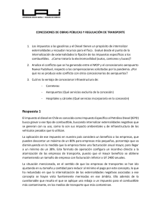 Concesiones de Obras Públicas y Regulación del Transporte