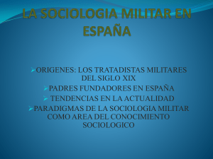 Sociología Militar en España: Paradigmas y Orígenes