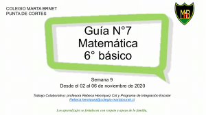 Guía de Matemáticas 6° Básico: Ecuaciones de Primer Grado