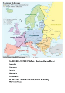 Informe sobre Países Europeos: Geografía y Economía