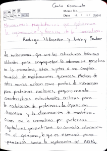 Regulación de la Cromatina: Mecanismos y Funciones