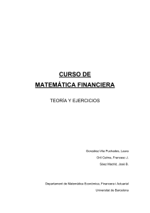 03. Curso de matemática financiera. Teoría y ejercicios autor Laura González-Vila Puchades, Francesc J. Ortí Celma y José B. Sáez Ma