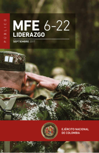 MFE 6-22 Liderazgo | Ejército Nacional de Colombia