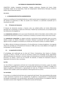 CONCEPTOS LAS FORMAS DE ORGANIZACIÓN TERRITORIAL Y ESPAÑA BLOQUE IEN EUROPA Y EN EL MUNDO.docx