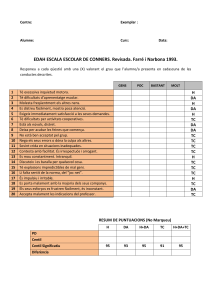 EDAH Escala Escolar de Conners: Evaluación Conductual Infantil